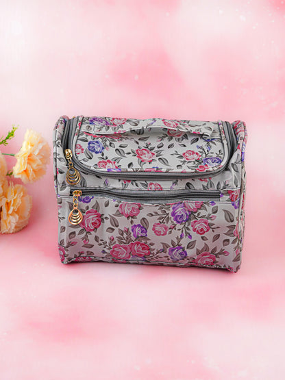 Floral Print Travel Pouch - WBG1954