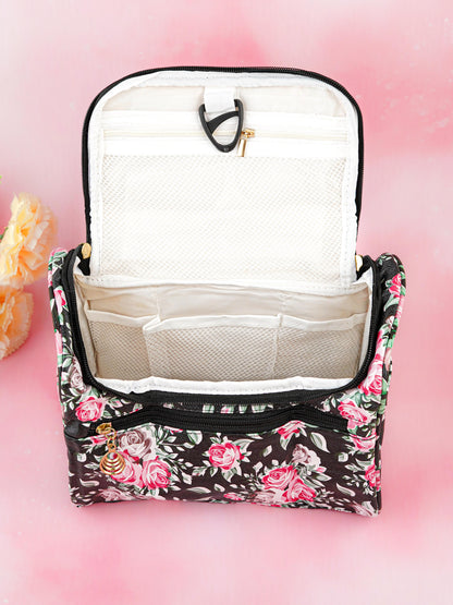 Floral Print Travel Pouch - WBG1954
