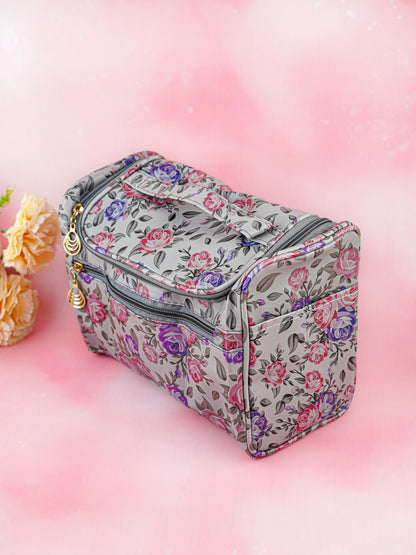 Floral Print Travel Pouch - WBG1954