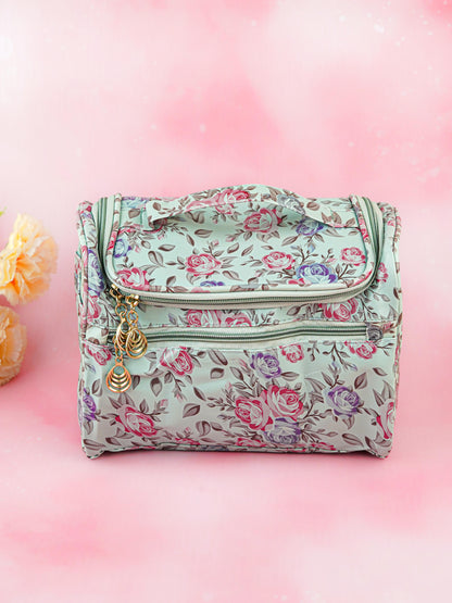 Floral Print Travel Pouch - WBG1954