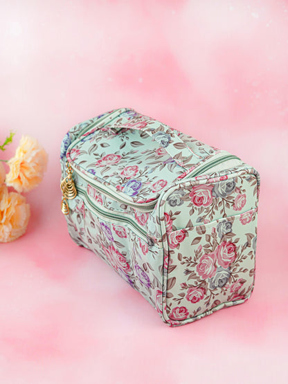 Floral Print Travel Pouch - WBG1954