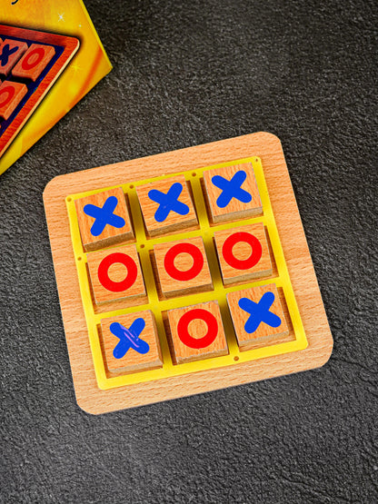 Kids - Wooden Tic Tac Toe Game Board - WBG1964