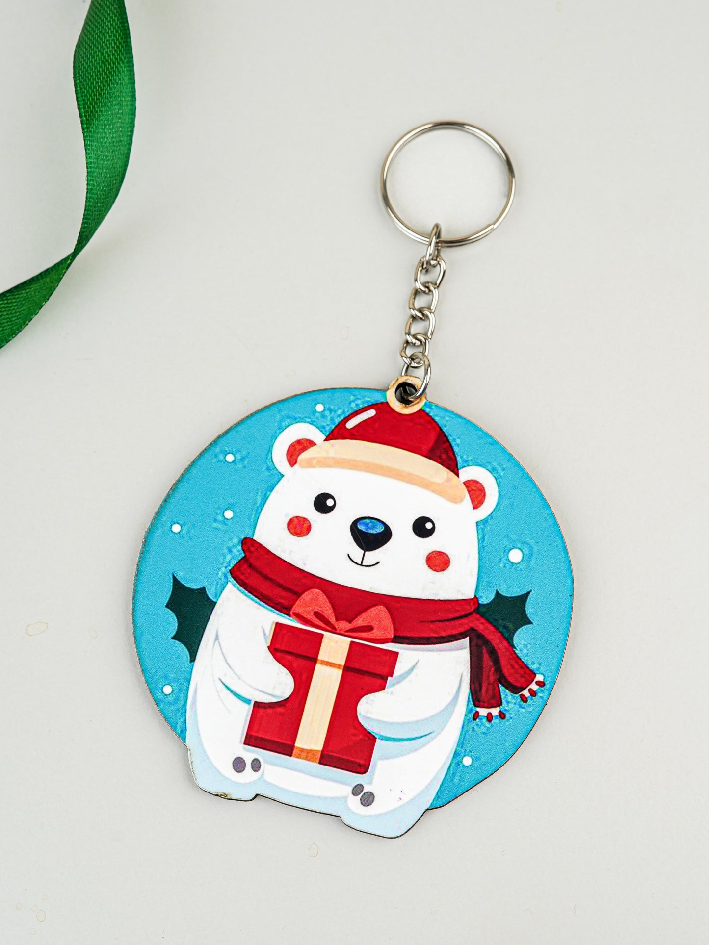 Christmas - Polar Bear Keychain - WBG1966