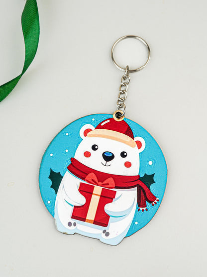 Christmas - Polar Bear Keychain - WBG1966