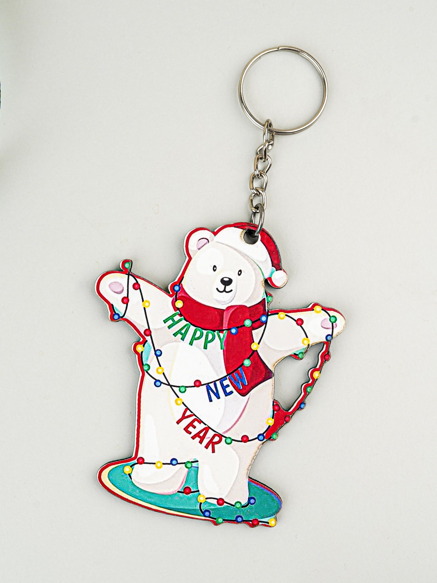Christmas - Polar Bear Keychain - WBG1967