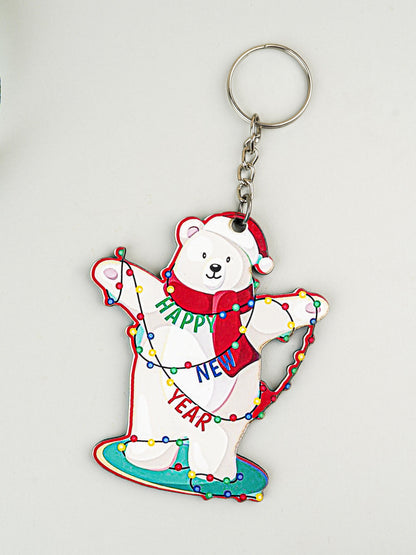 Christmas - Polar Bear Keychain - WBG1967