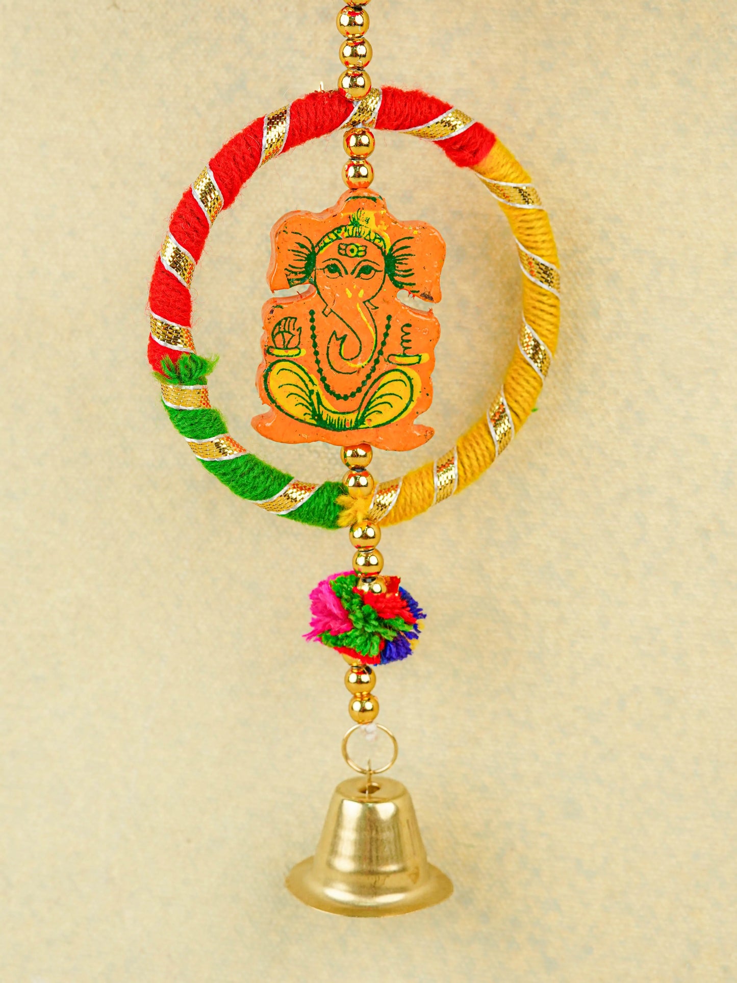 Ganesha Thoran with Bell - 15 inch - WBG2007