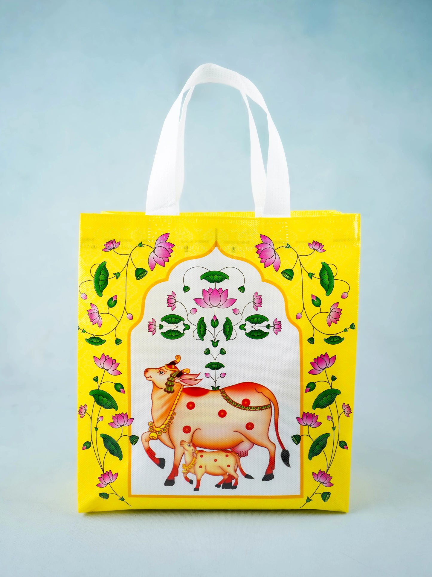 Non Woven Bag - Pichwai Print - 11x9 inch - WBG2103