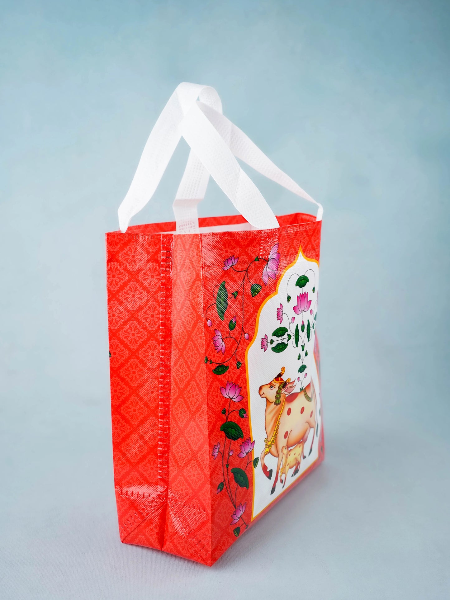 Non Woven Bag - Pichwai Print - 11x9 inch - WBG2103