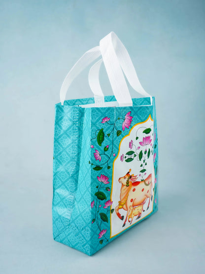 Non Woven Bag - Pichwai Print - 11x9 inch - WBG2103