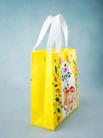 Non Woven Bag - Pichwai Print - 11x9 inch - WBG2103