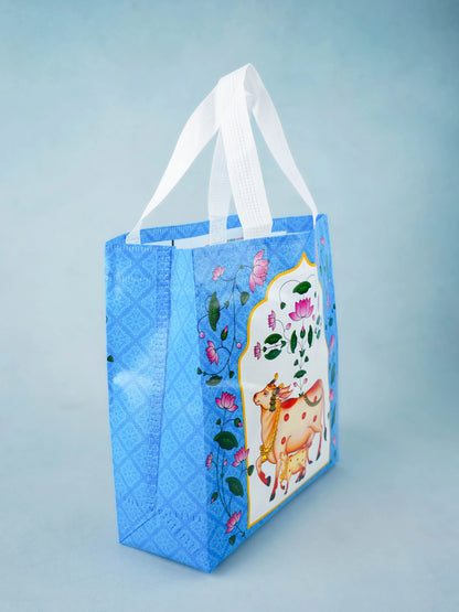 Non Woven Bag - Pichwai Print - 11x9 inch - WBG2103