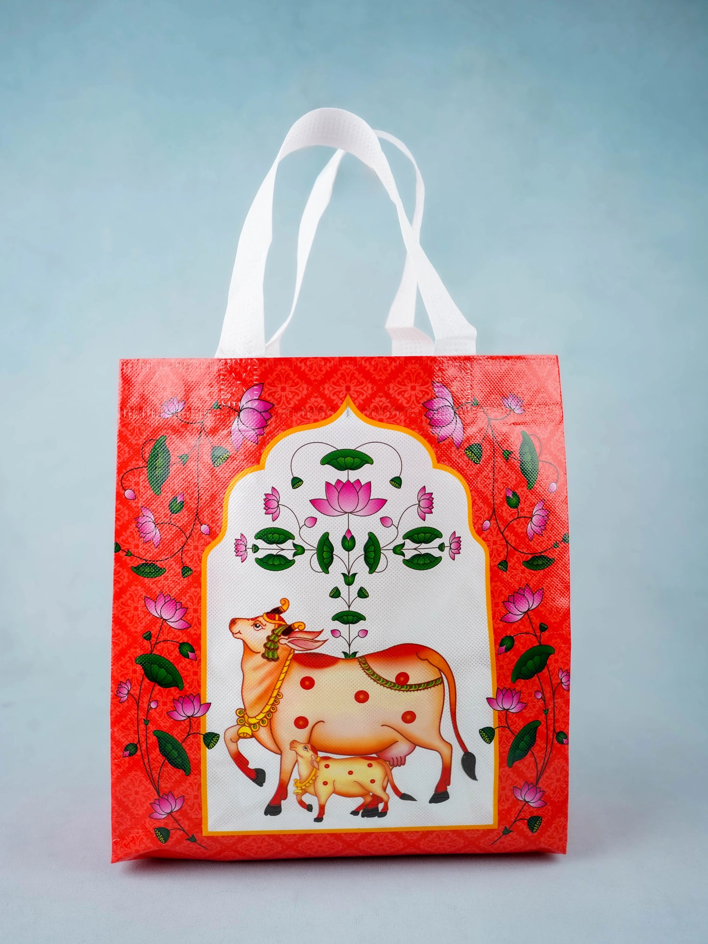 Non Woven Bag - Pichwai Print - 11x9 inch - WBG2103