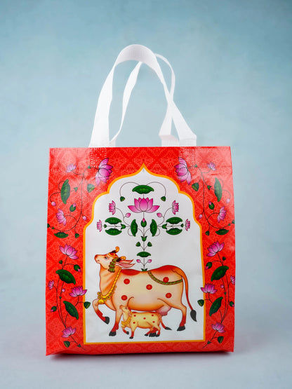 Non Woven Bag - Pichwai Print - 11x9 inch - WBG2103