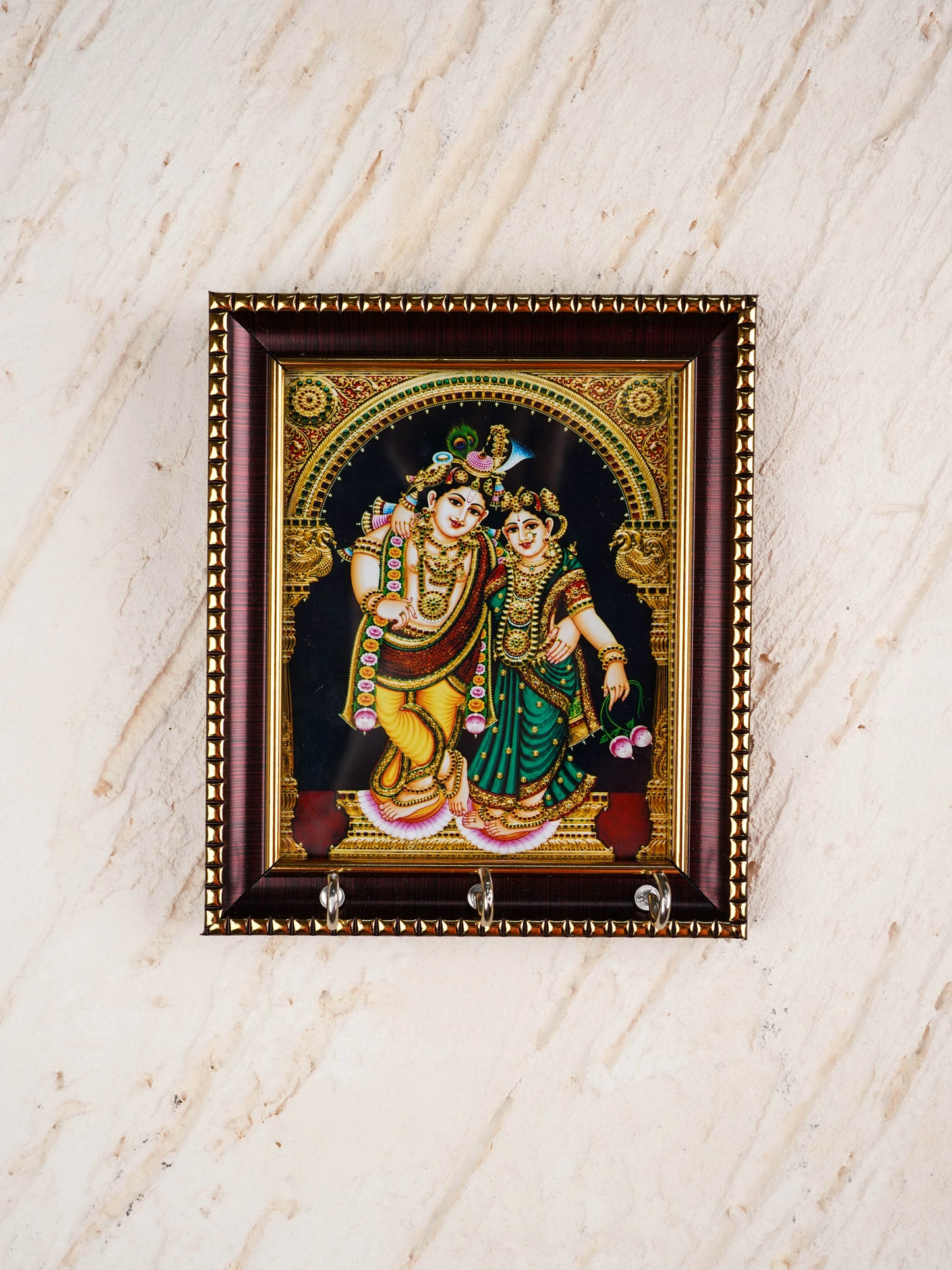 Radha Krishna Printed Key Hanger - WBG2108
