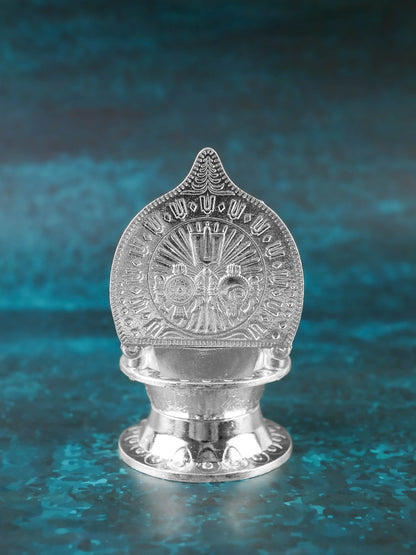 Zinc Alloy Tirupathi Balji with Gajalakshmi Vilakku - 4 inch - WBG2122-1