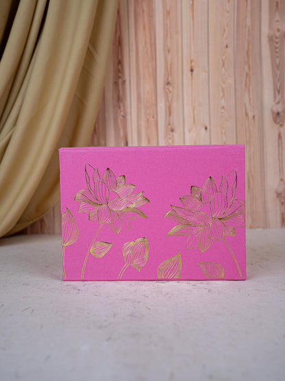 Deepavali: Box with Elephant Design Photo Frame with Coaster & Mug Lid - WDC0016