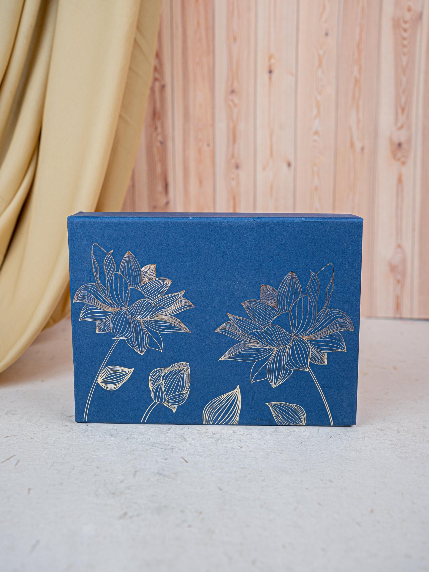 Deepavali: Box with Designer Coaster, Floral Coaster & Diya - WDC0018