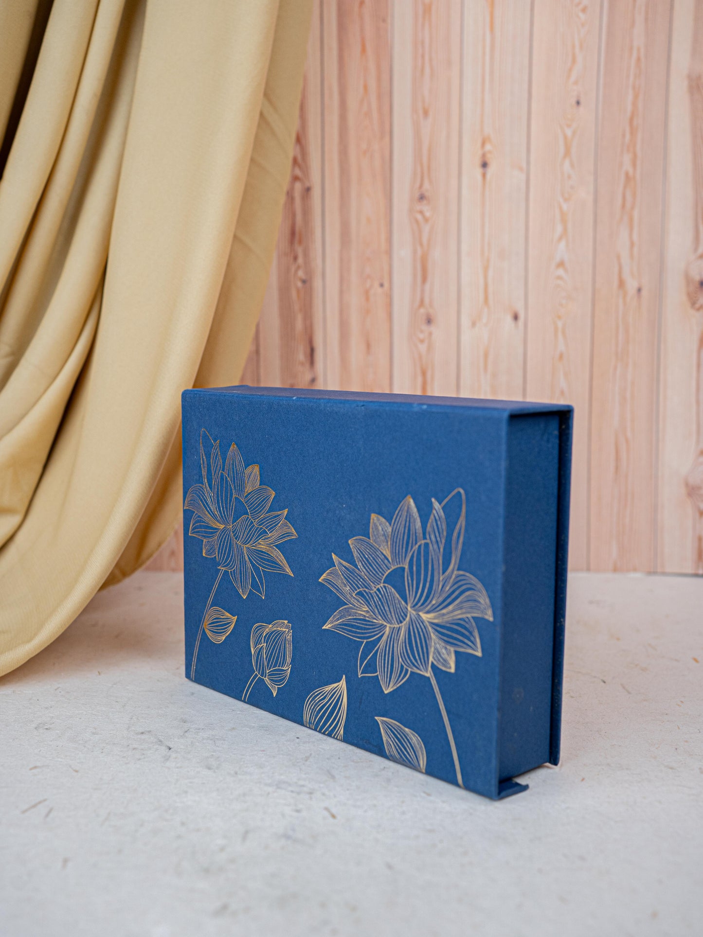 Deepavali: Box with Designer Coaster, Floral Coaster & Diya - WDC0018