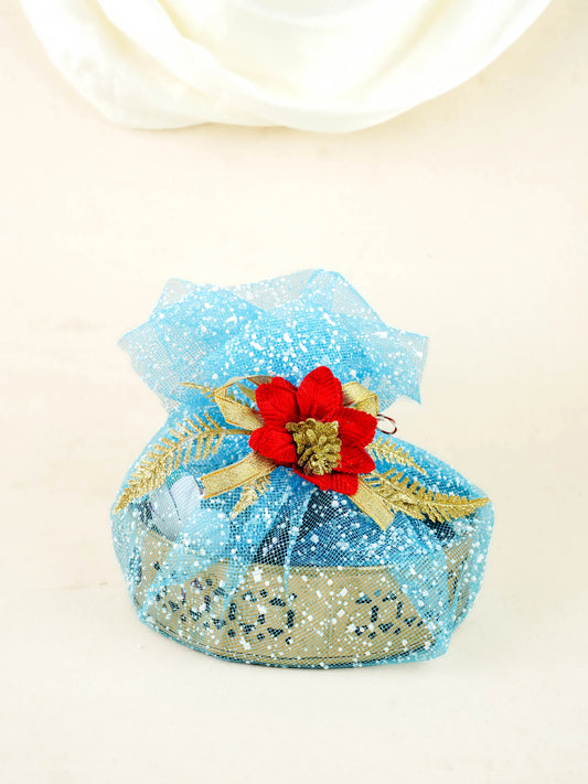 Deepavali: Trousseau Packing Mugal Theme Dry Fruit Jar with Diya & Dry Fruit - WDC0030