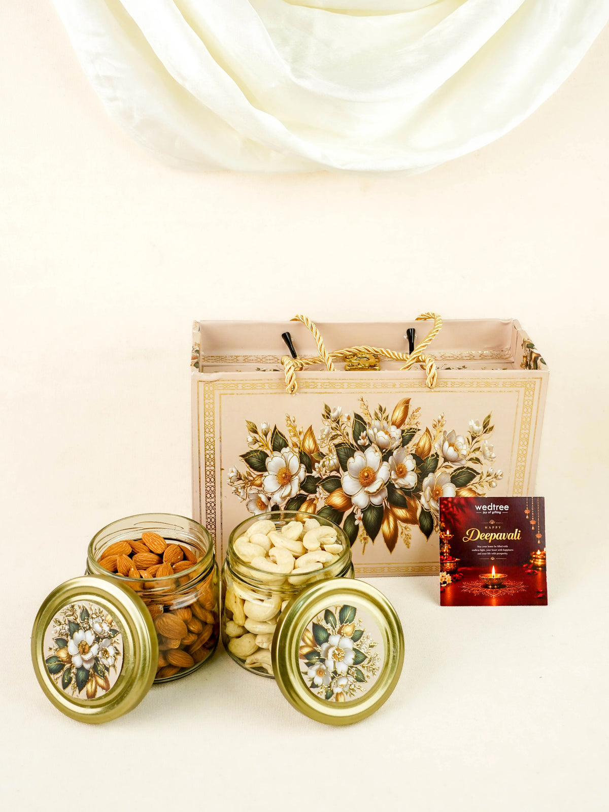Deepavali: Dry Fruit Box with Dry Fruits - WDC0038
