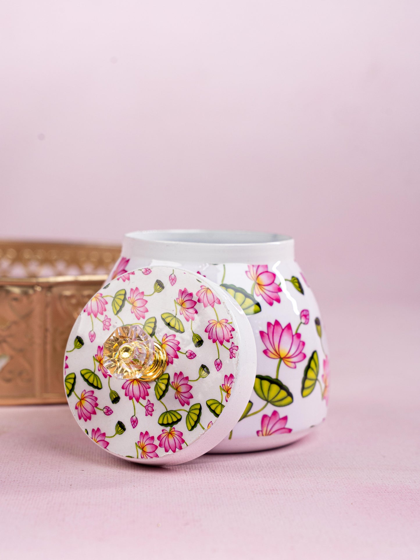 Navratri Combo: Metal Tray Set with Trousseau Packing - WGC0075
