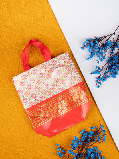 Navratri Combo: Non-Woven Bag with Bangle Box & Haldi kumkum Bangles - WGC0081