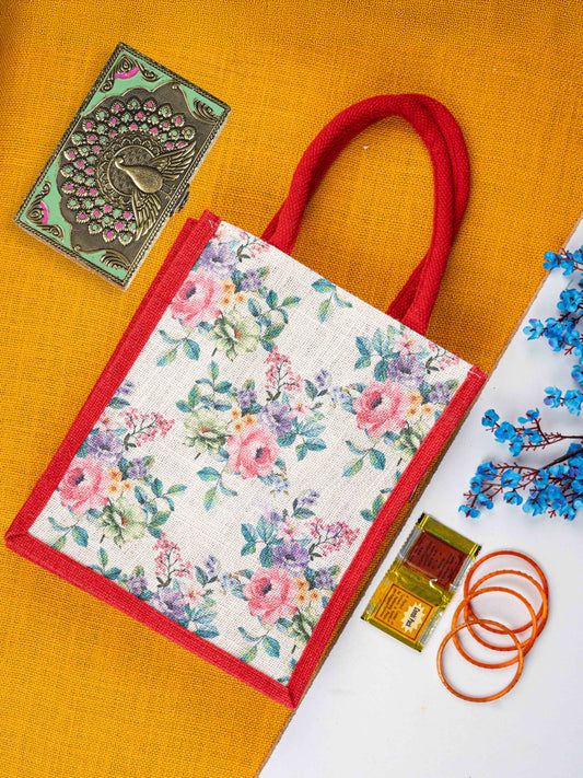 Navratri Combo: Jute Bag with Jewel Box & Haldi Kumkum Bangles - WGC0082
