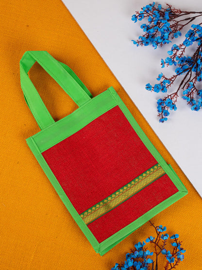 Navratri Combo: Non Woven Jute Bag with Bangle Box & Manjal Kumkum - WGC0089
