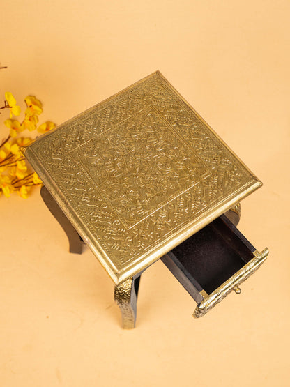 One Draw stool with Metal fitting - WL0292