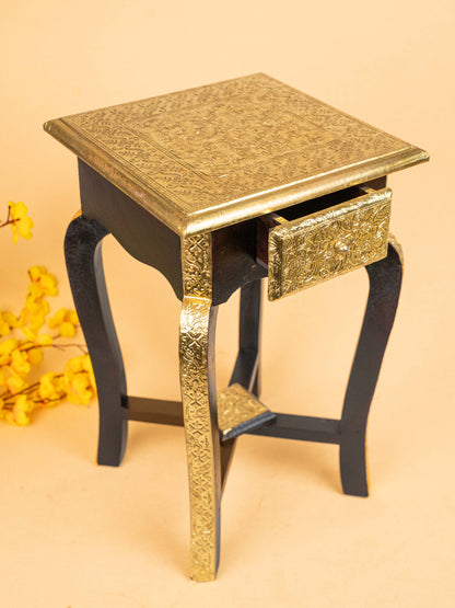 One Draw stool with Metal fitting - WL0292