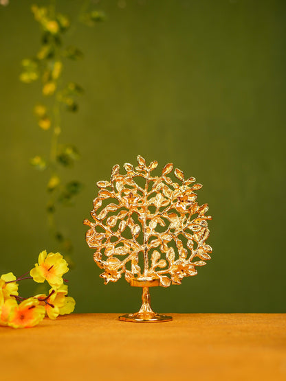 Brass Kalpavriksha with T-Light Holder - WL0587-2