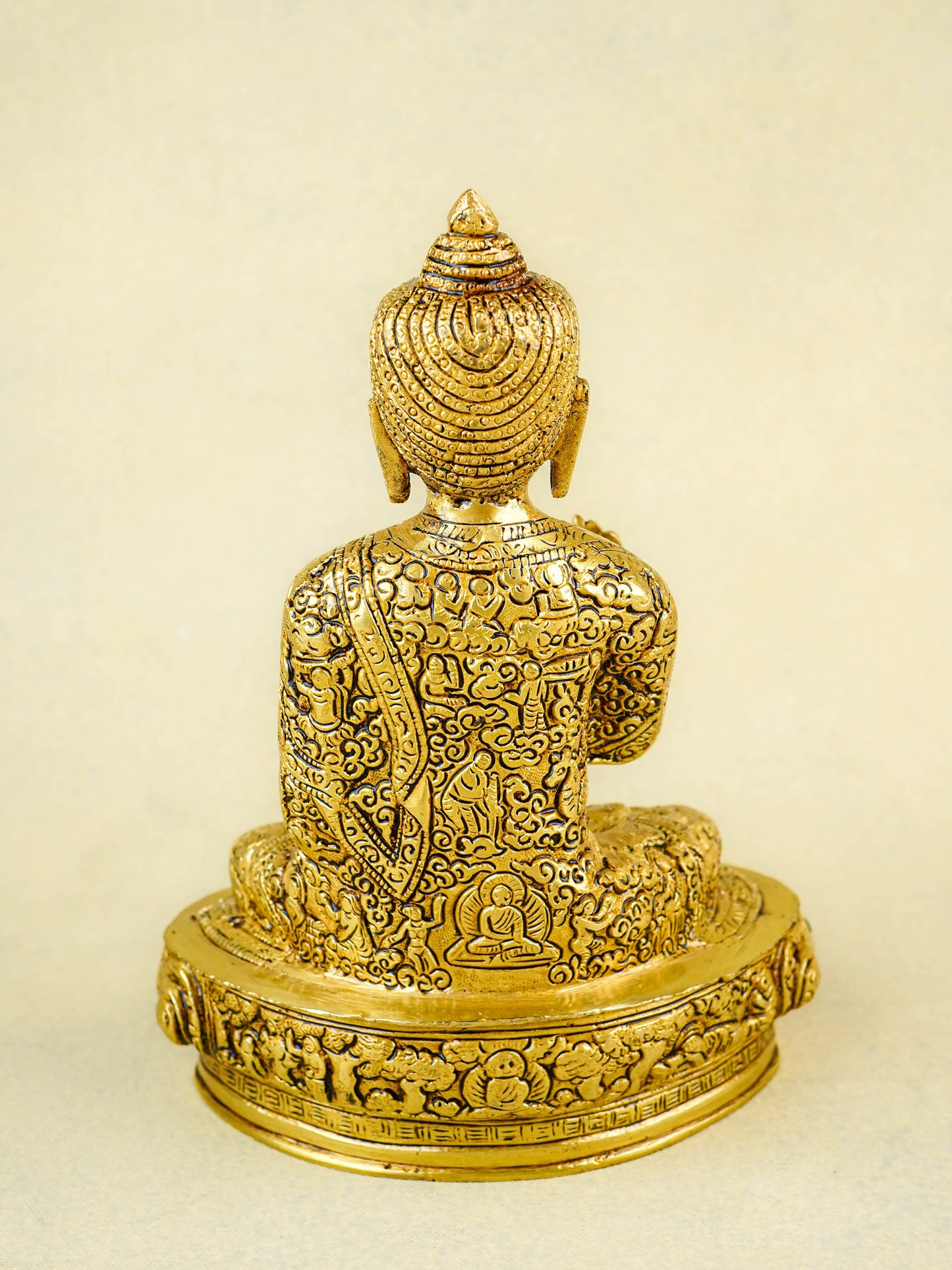Brass Buddha Blessing Idol - WL1573