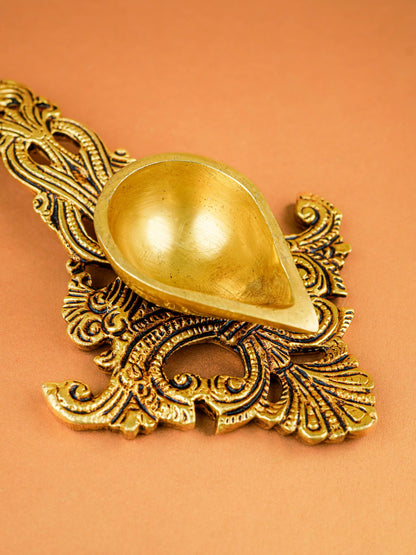 Brass Aarti Diya - WL2089-2