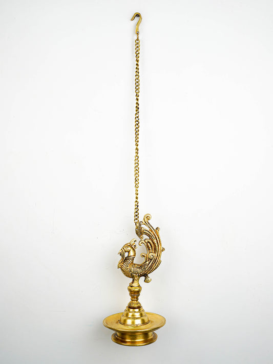Brass Annapakshi Hanging Diya - WL2933