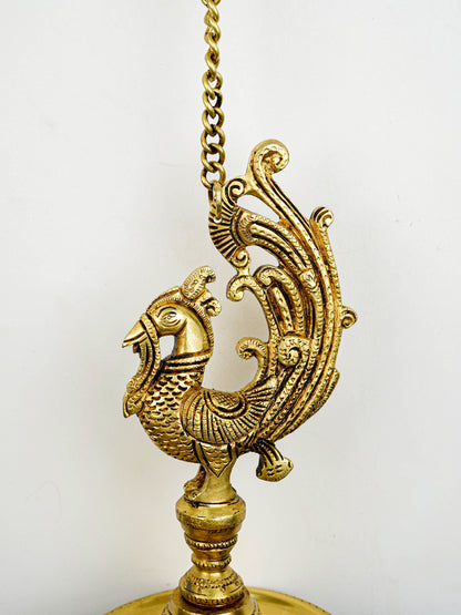 Brass Annapakshi Hanging Diya - WL2933