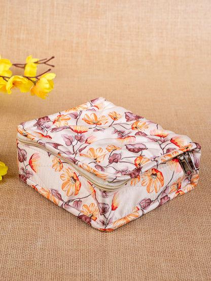 Floral Designed Jewel Pouch - WL3151-1