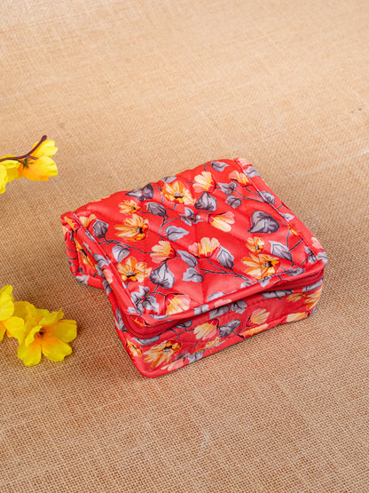 Floral Designed Jewel Pouch - WL3151-1
