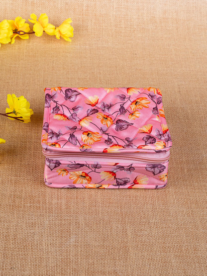 Floral Designed Jewel Pouch - WL3151-1