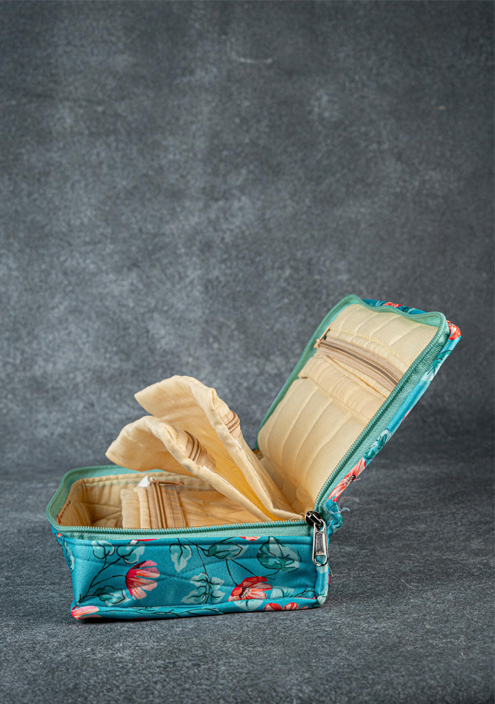 Floral Designed Jewel Pouch - WL3151-2