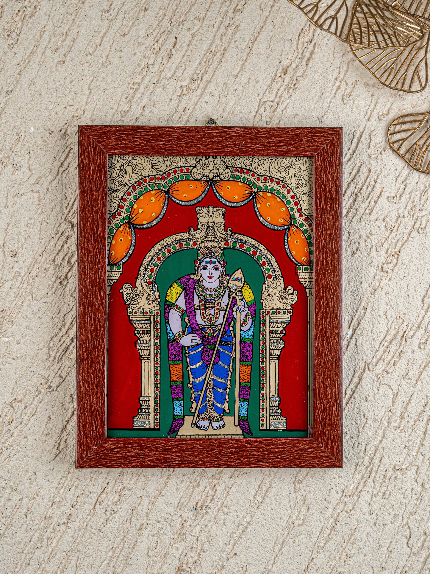 Murugan Glass Reverse Painting Frame - 8 x 6 inch - WL4560-5