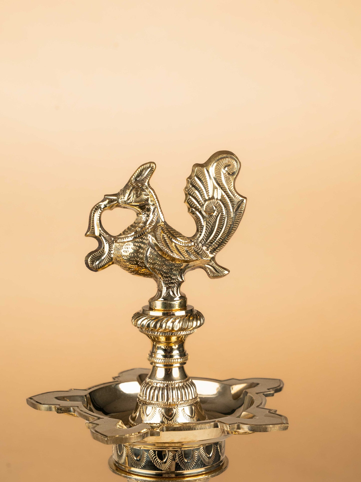 Brass Annapakshi Kuthu Vilakku - 24 inch - WL4997