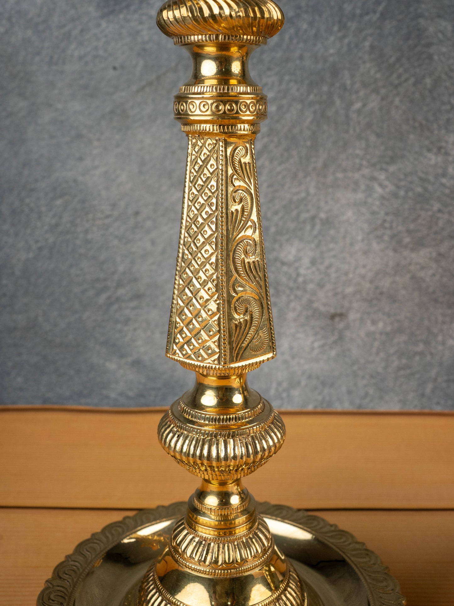 Brass Annapakshi Kuthu Vilakku - 22 inch - WL4999