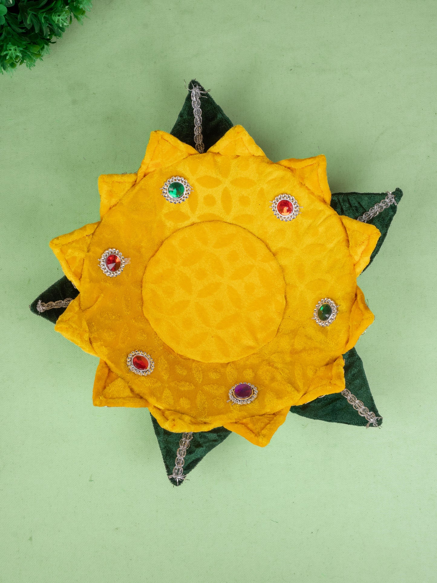 Velvet Lotus - 12 inch - Yellow - WL5094-3