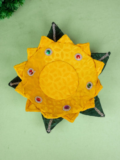 Velvet Lotus - 12 inch - Yellow - WL5094-3