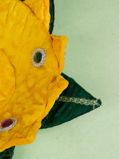 Velvet Lotus - 12 inch - Yellow - WL5094-3