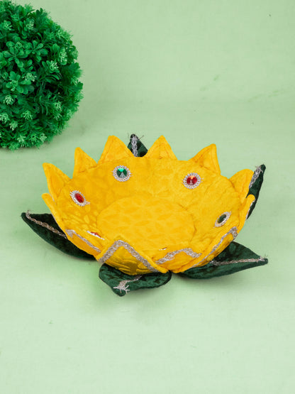 Velvet Lotus - 12 inch - Yellow - WL5094-3