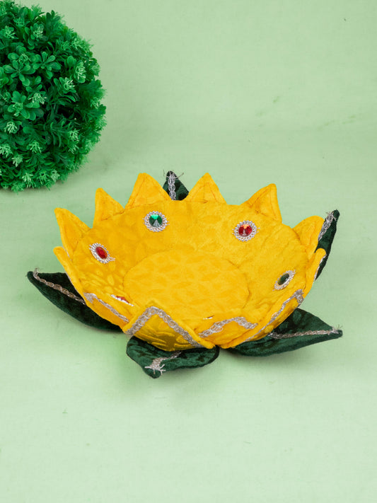 Velvet Lotus - 12 inch - Yellow - WL5094-3