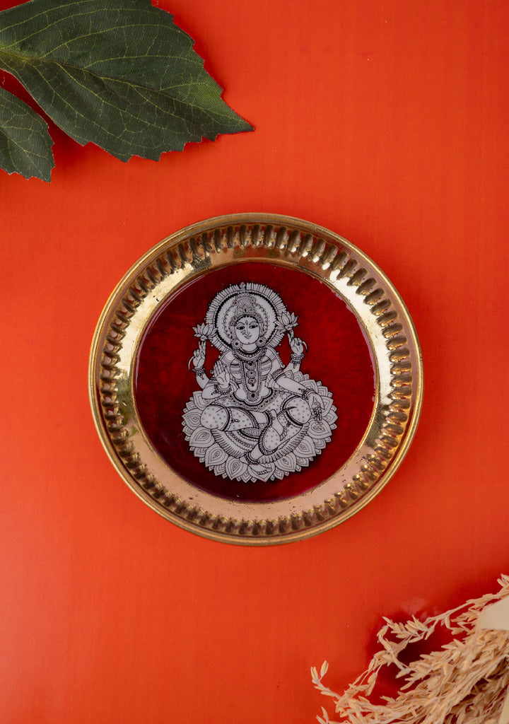 Madhubani Plate - 4 inch - WL5121-3