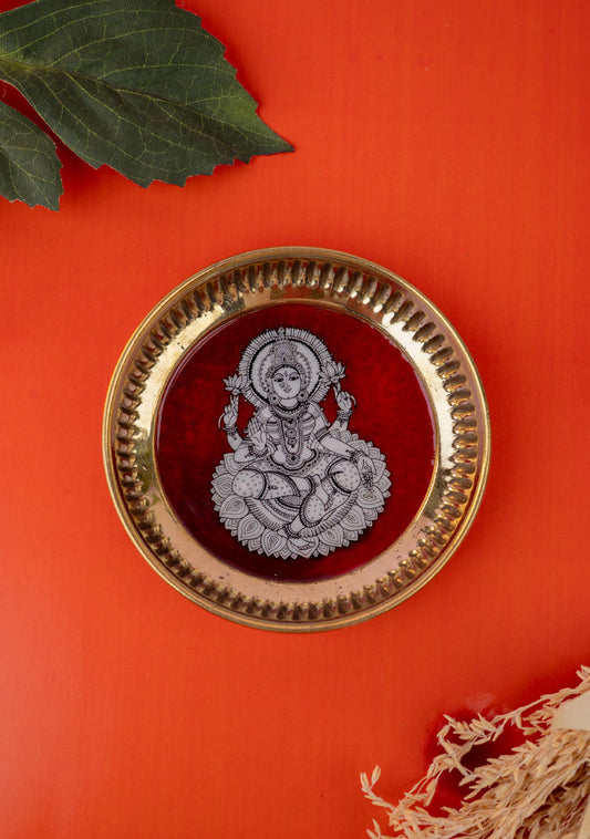 Madhubani Plate - 4 inch - WL5121-3